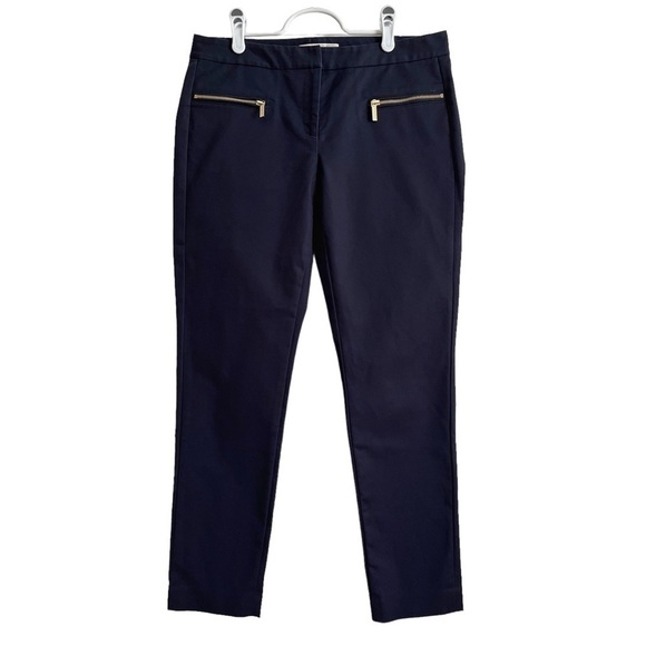 Michael Kors Ankle Pants Gold Coloured Zippers - Picture 1 of 14